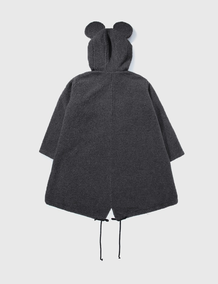 Comme des Garçons Fleece Overcoat with Eared Hood Placeholder Image