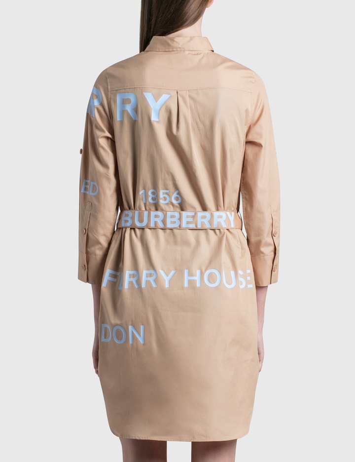 호스페리 프린트 코튼 타이-웨이스트 셔츠 드레스 Placeholder Image