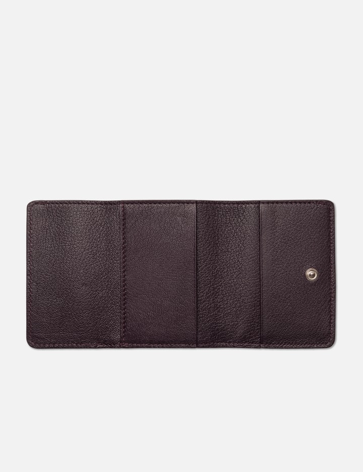 Snap button leather wallet Placeholder Image