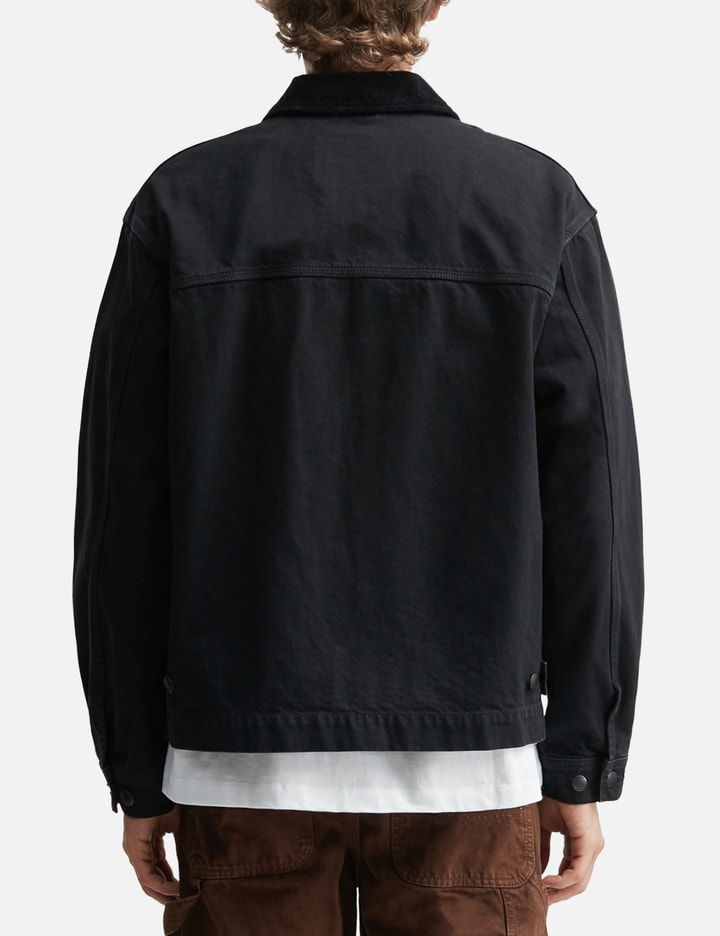 vowels Cord Collared Zip-Up Jacket