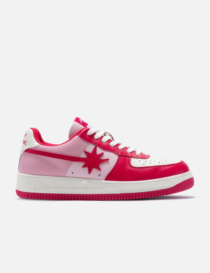 Shop Bape Star Walk Sneakers In Pink