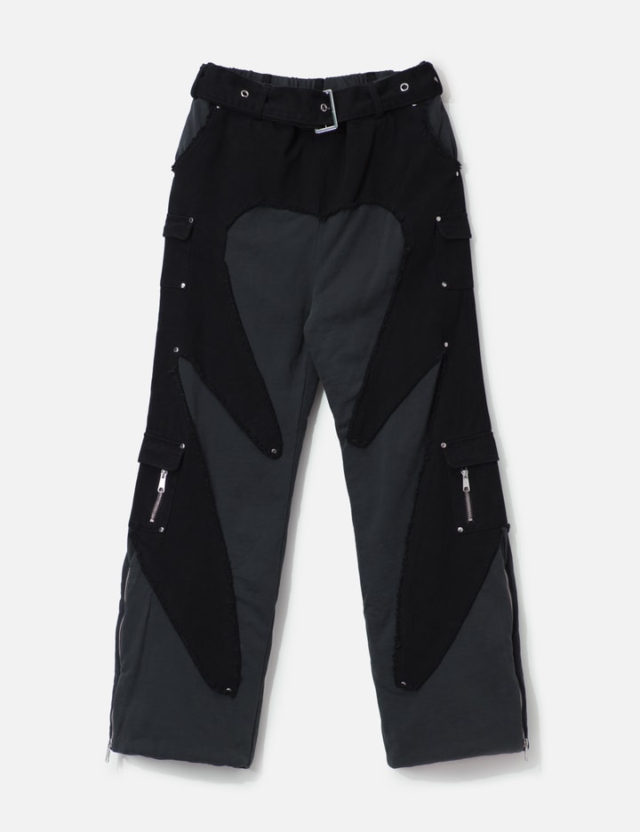 Fine Chaos Reversible Armor Trousers In Black