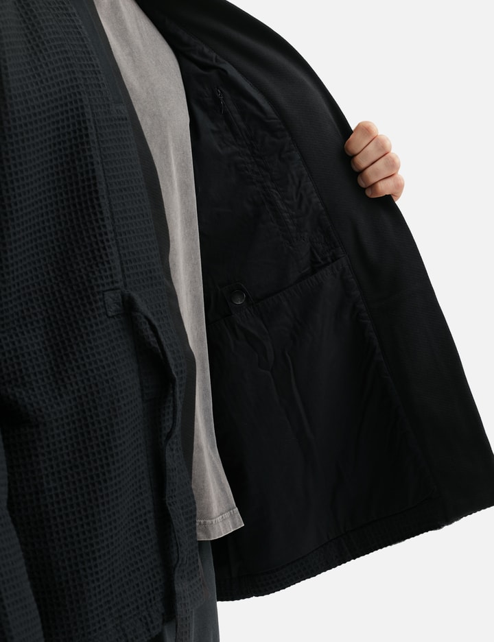 Embroidered Waffle Kimono Overshirt Placeholder Image