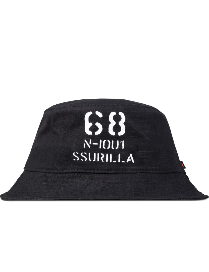 SSUR Black 68 Ripstop Bucket Hat