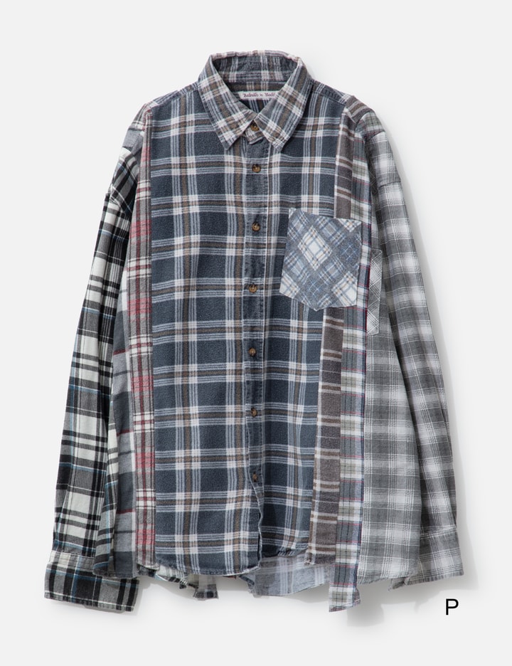 7 Cuts Wide Flannel Shirt Placeholder Image