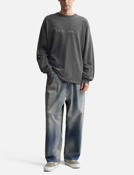 ANCELLM - Aging Wide Denim 5P Pants | HBX - Globally Curated  