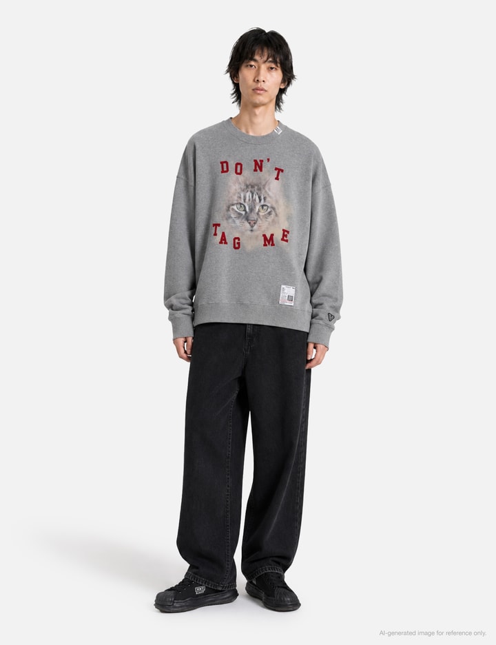 Maison Mihara Yasuhiro Cat Printed Sweatshirt