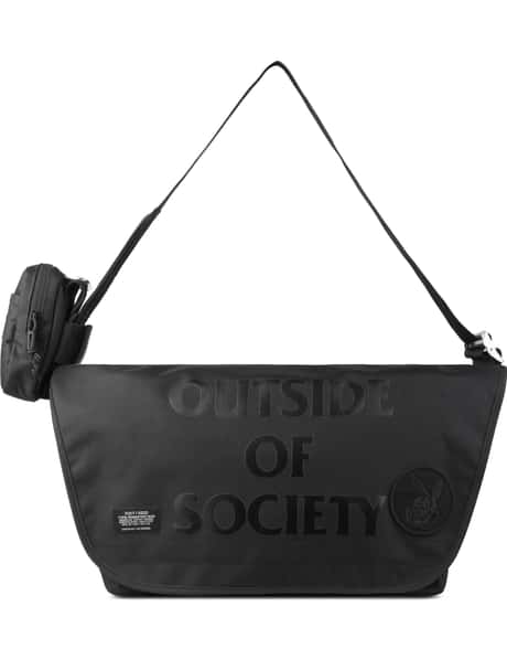 FUCT SSDD - Black/Black FUCT SSDD Outside of Society Messenger Bag 