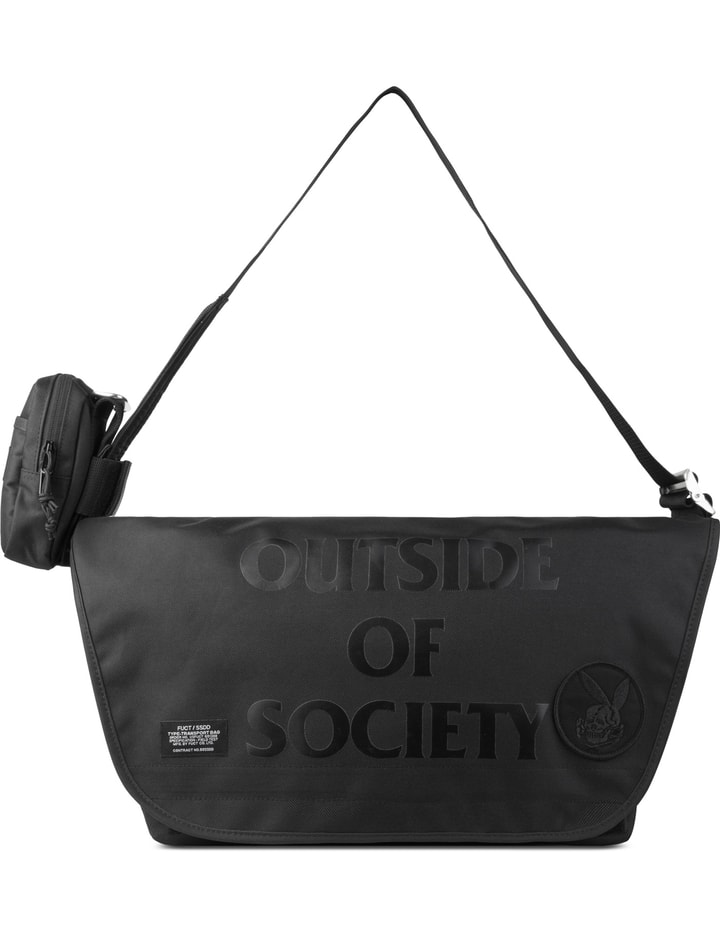 FUCT SSDD - Black/Black FUCT SSDD Outside Of Society Messenger Bag 