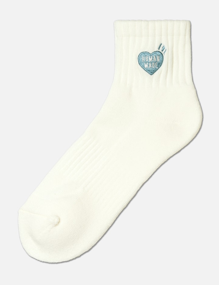 Shop Human Made Pile Short Socks In White