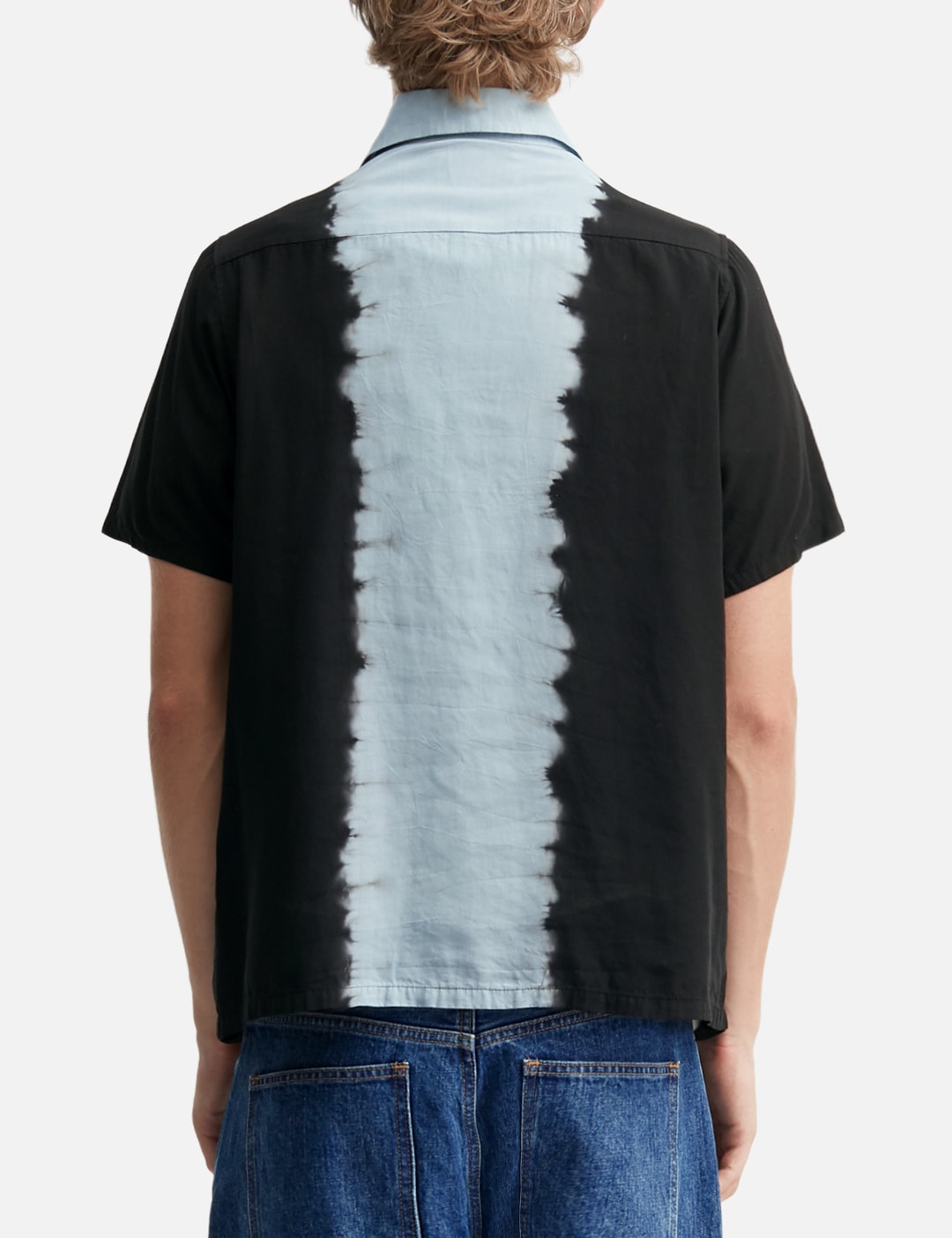 Hand Dye Open Collar Ss Shirt view 13