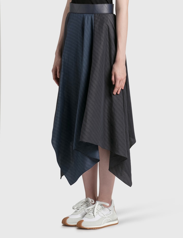 Stripe Asymmetric Midi Skirt Placeholder Image