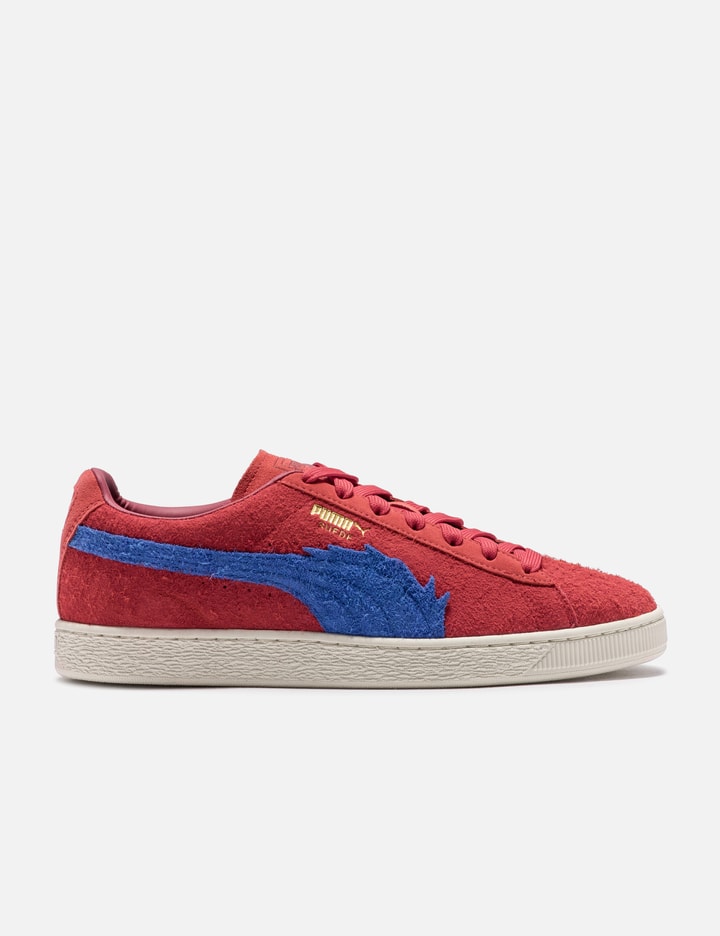 Puma X One Piece Buggy Suede Sneakers In Red