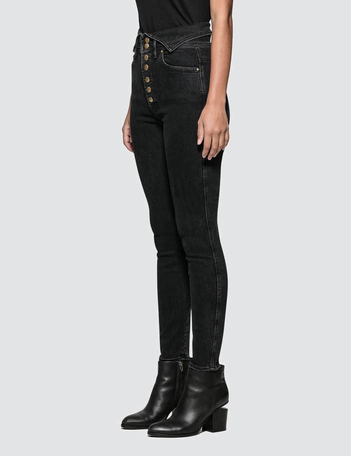 The Swooner Exposed Snap Ankle Jeans Placeholder Image