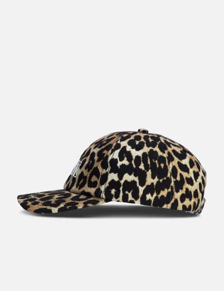 Leopard Embroidered Logo Cap