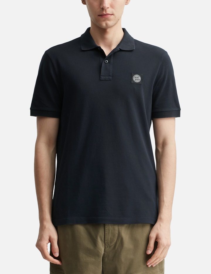Stone Island Organic Cotton Piqué Short-Sleeve Polo