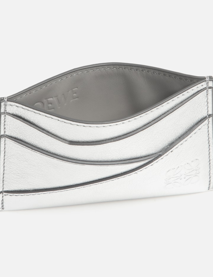 Shop Loewe Puzzle Plain Cardholder In Silver