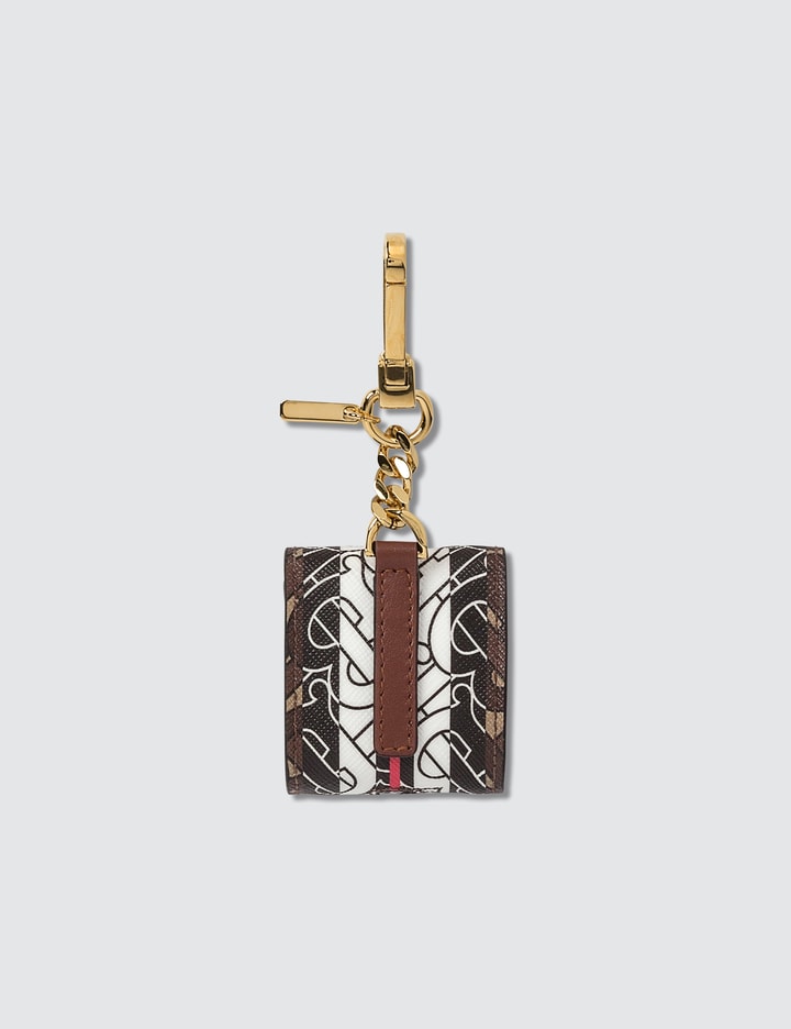 Monogram Stripe E-canvas AirPod Case Placeholder Image