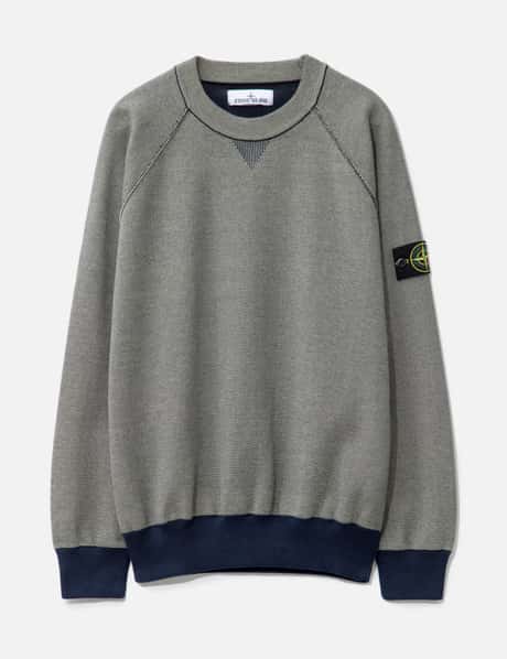 Stone Island Bi-Color Knit Sweater