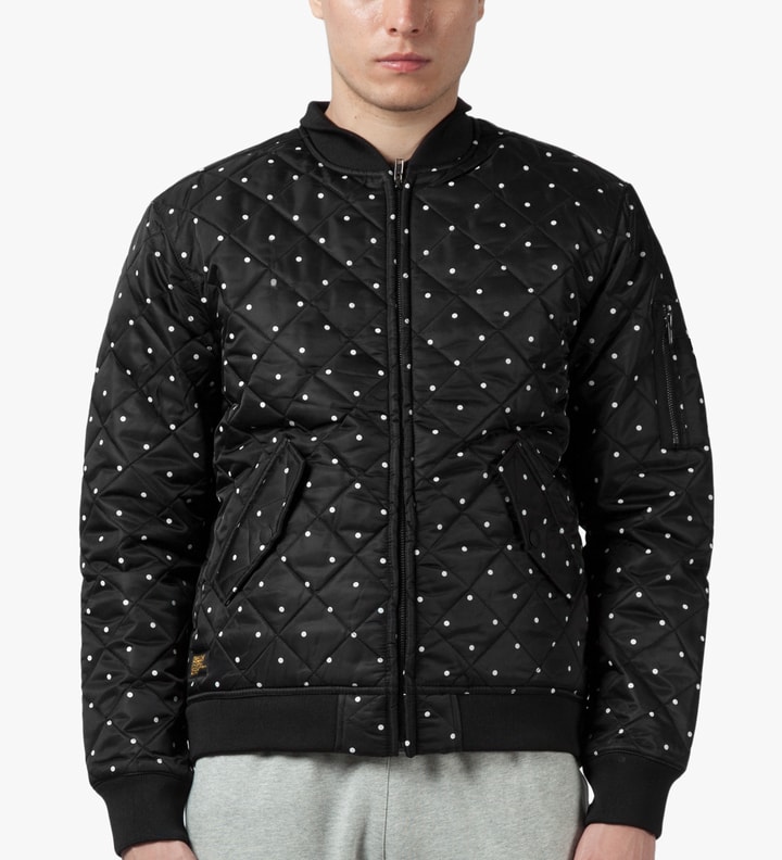 Black Dots Bomber Jacket Placeholder Image