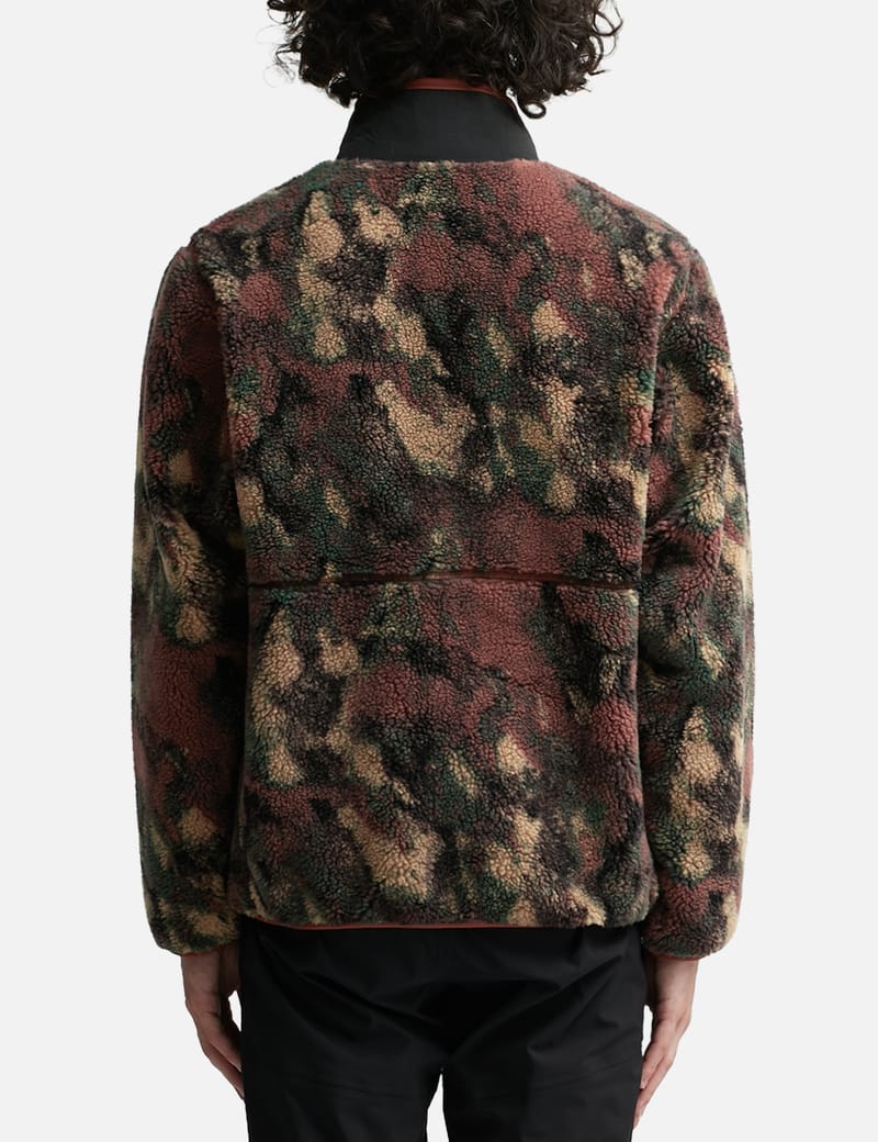 mens camo fleece