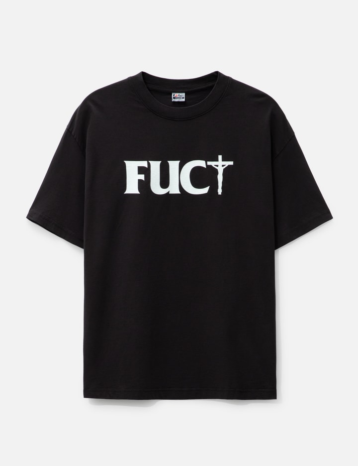 Fuct Crossed Logo Tee In Black