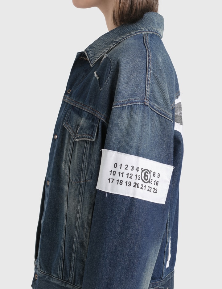 Rose Print Denim Jacket Placeholder Image