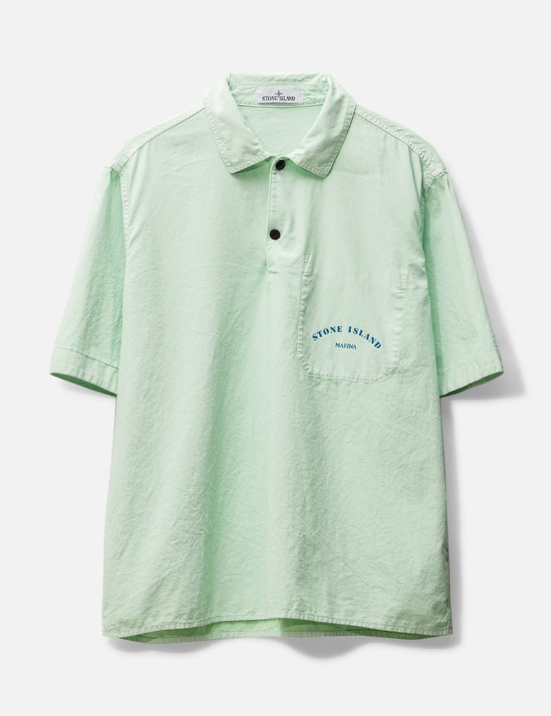 Polo Shirt STONE ISLAND Men color Green