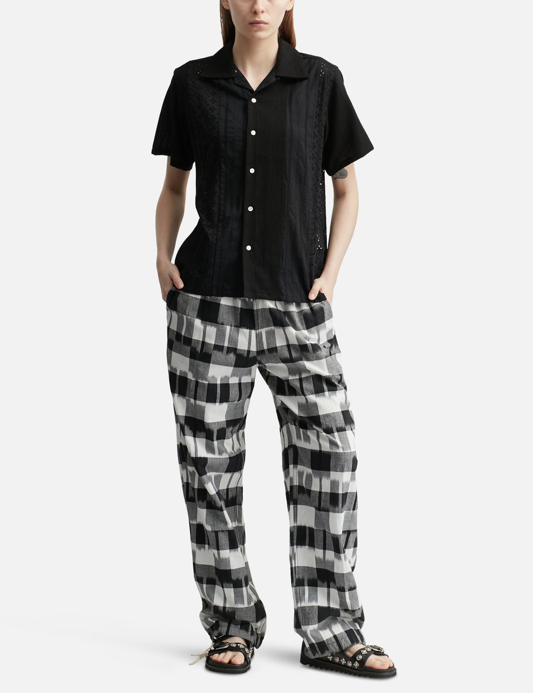 Lace Patchwork Shirt view 15