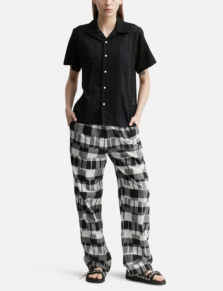 NÒMARHYTHM TEXTILE Lace Patchwork Shirt