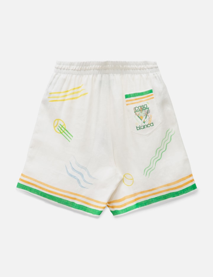 PRINTED LINEN SHORTS Placeholder Image