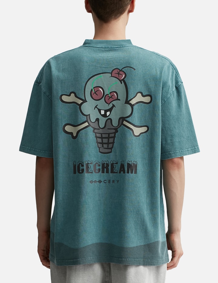 GROCERY X ICECREAM SNOW WASHED CONES AND BONES POCKET TEE Placeholder Image