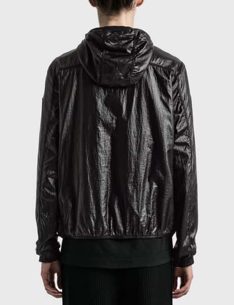 Moncler Monogram Zip-up Hoodie in Black for Men