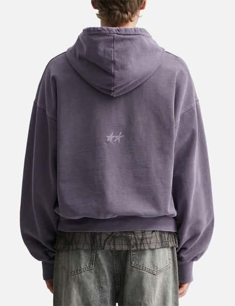 Pigment Dyed Purple Icon Hoodie view 12