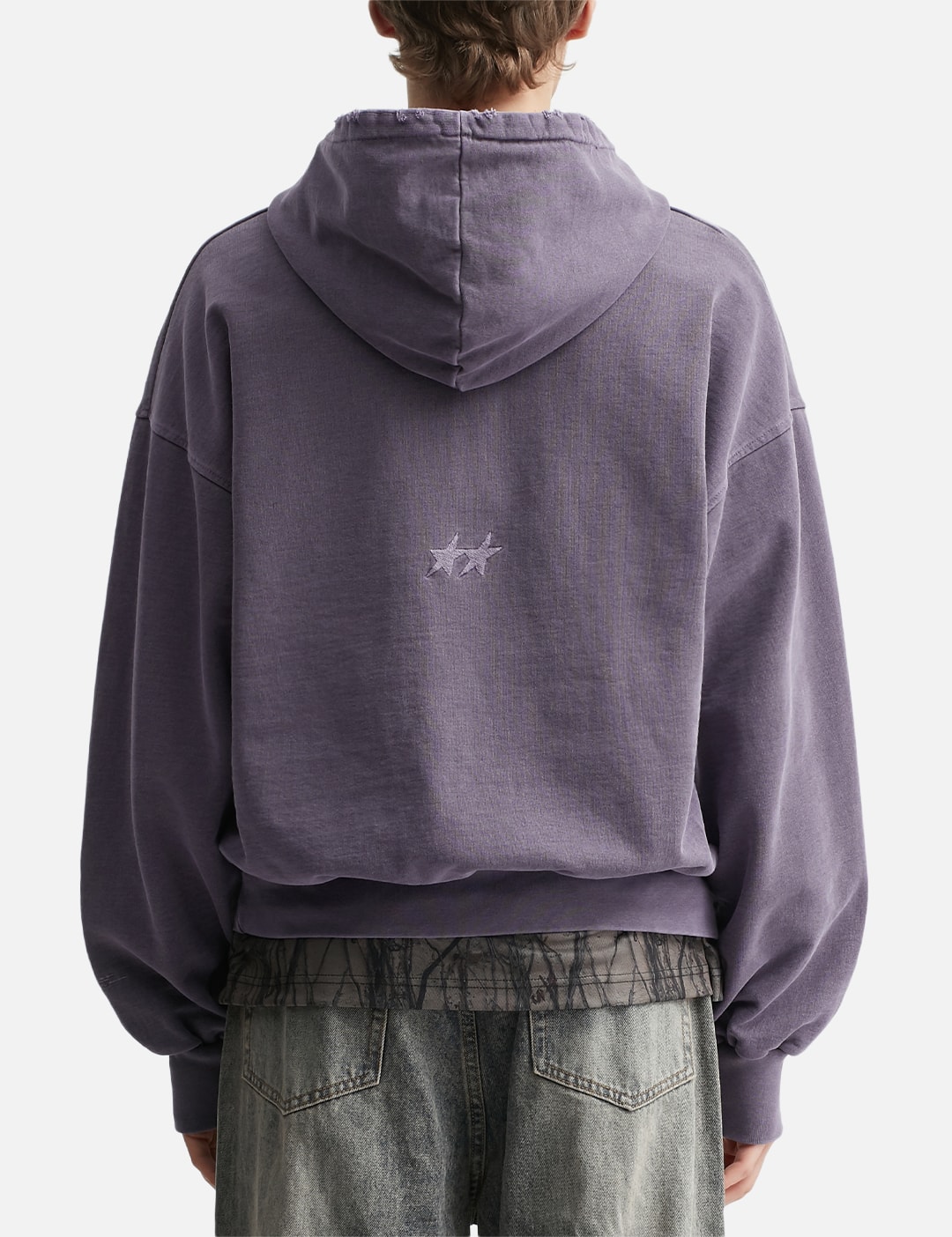 Pigment Dyed Purple Icon Hoodie view 19