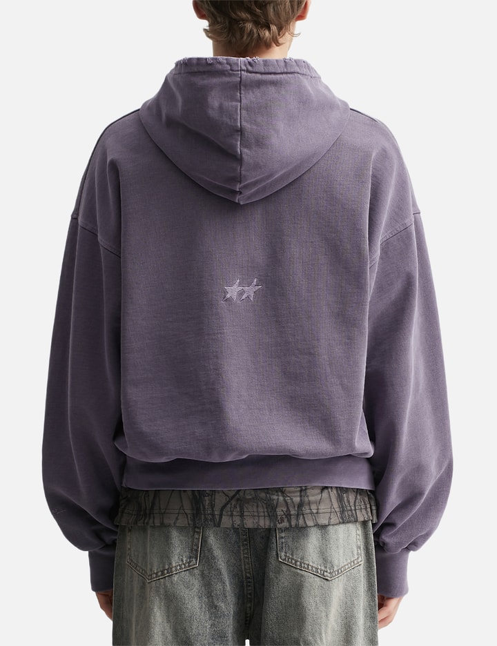 TwoJeys Pigment Dyed Purple Icon Hoodie