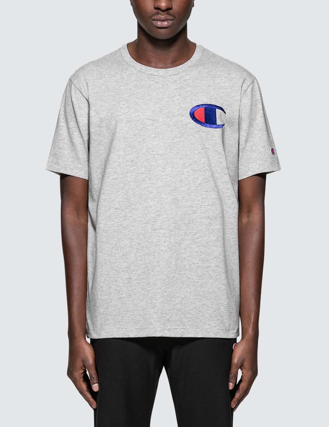 Champion Reverse Weave - Big Logo S/S T-Shirt | HBX - Globally Curated Fashion and Lifestyle by Hypebeast Champion Reverse Weave - Big Logo S/S T-Shirt | Hbx - Globally Curated Fashion And Lifestyle By Hypebeast