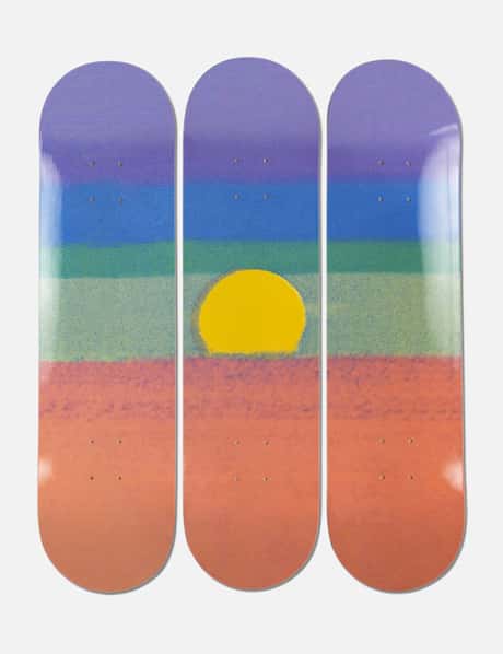 THE SKATEROOM Andy Warhol Sunset Skateboard Deck 8" (Set of 3)