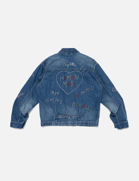 Embroidered Denim Work Jacket view 10