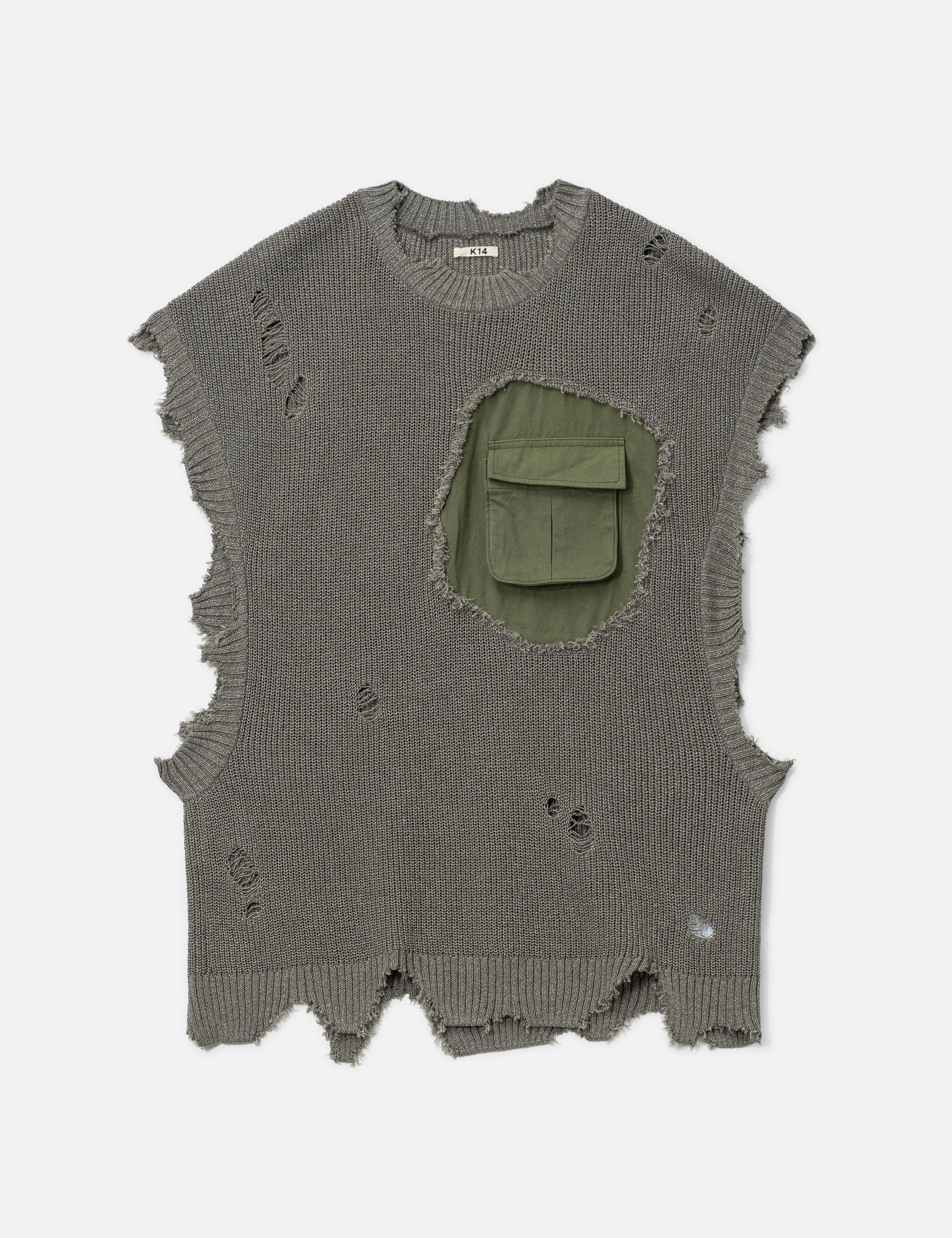 Destroyed Knit Vest view 16