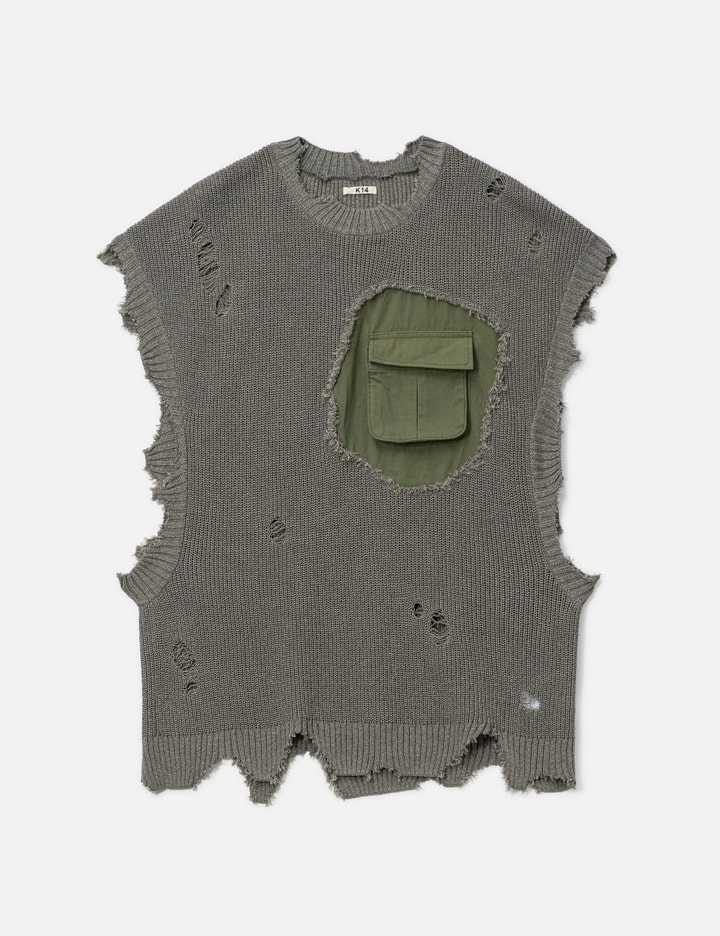 Destroyed Knit Vest Placeholder Image