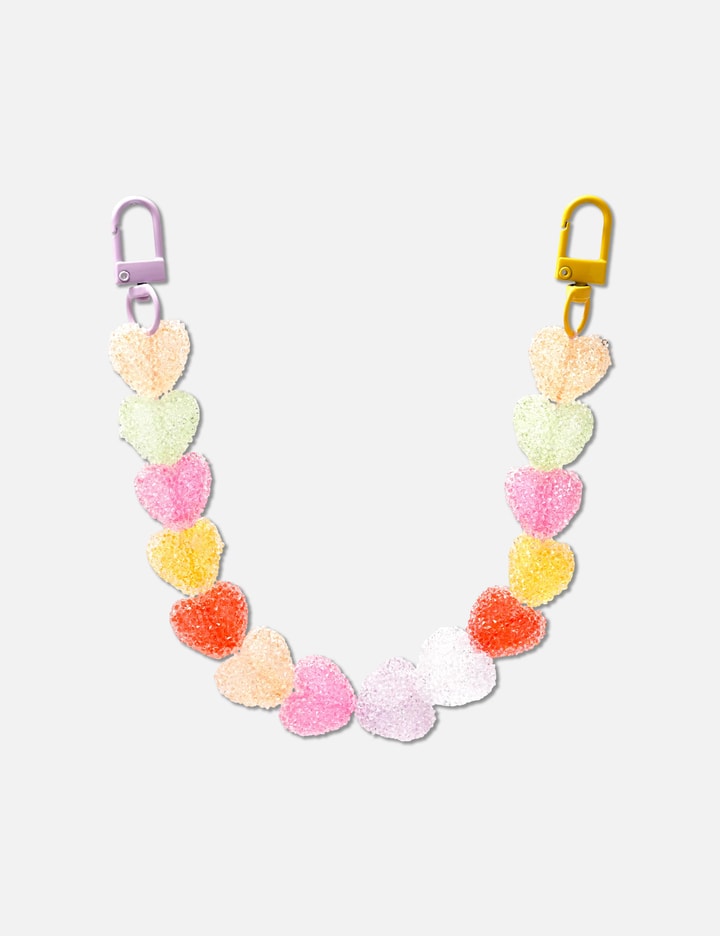 Crystal Haze Jelly Heart Bag Chain