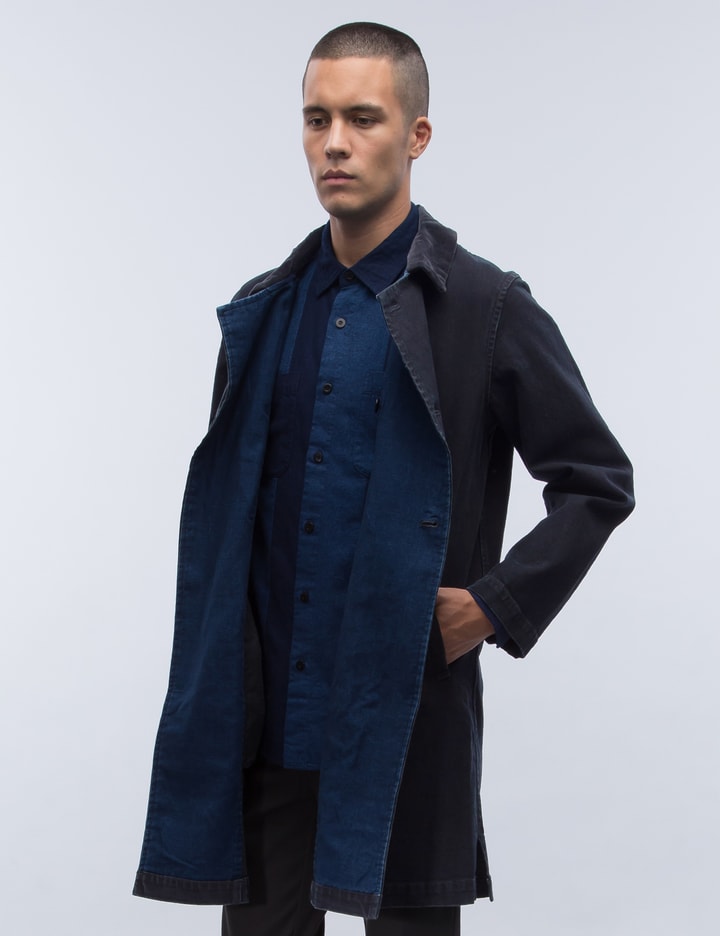 "edo" Black Double Breast Coat Placeholder Image
