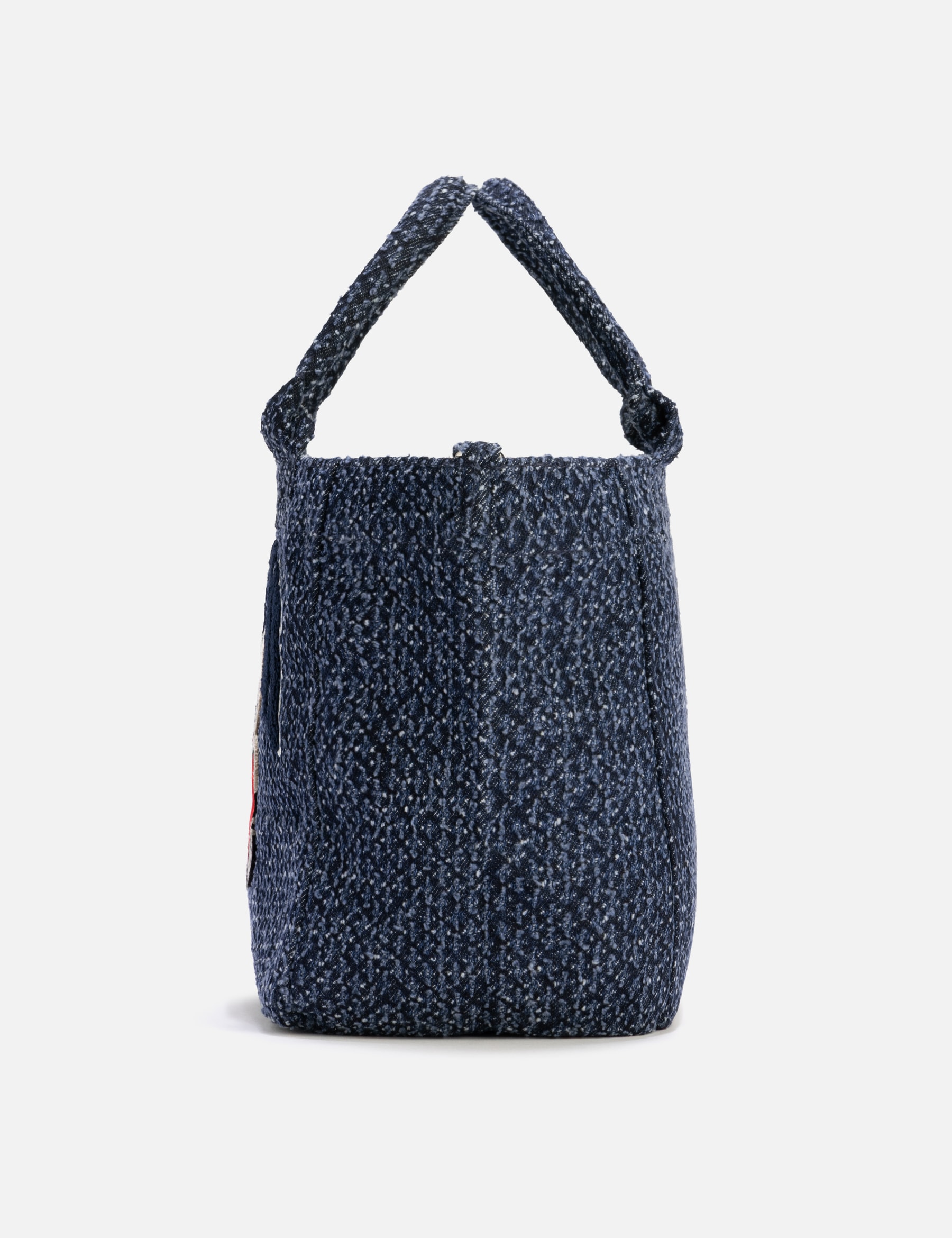 Small Trapeze Shopper Bear Tweed Denim view 20