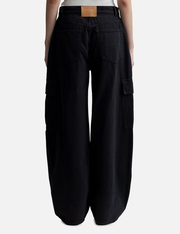 Oversize Cargo Jeans In Cotton Placeholder Image