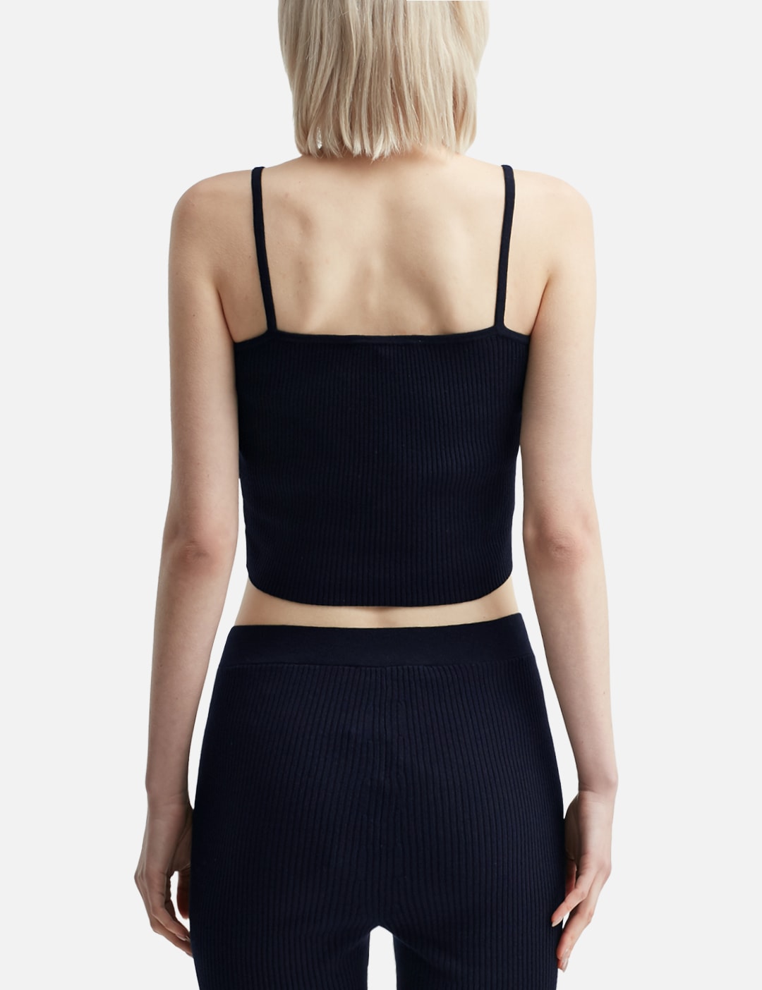 Baby Fox Patch Fine Rib Cropped Top view 15