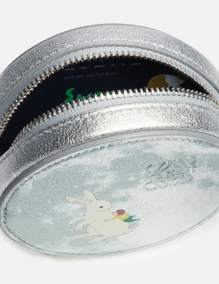 Loewe Bunny Large Cookie Coincase In Silver
