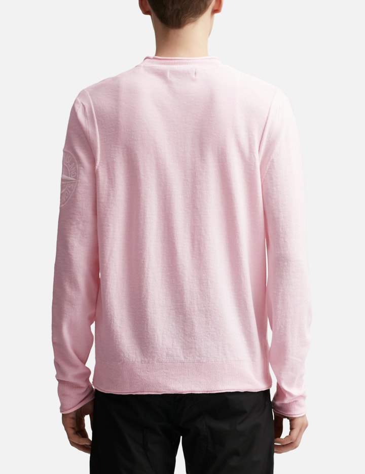 Shop Stone Island Crewneck Knit In Pink