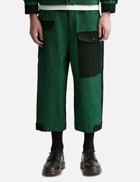 Unisex Two Tone Wide Leg Pants view 14