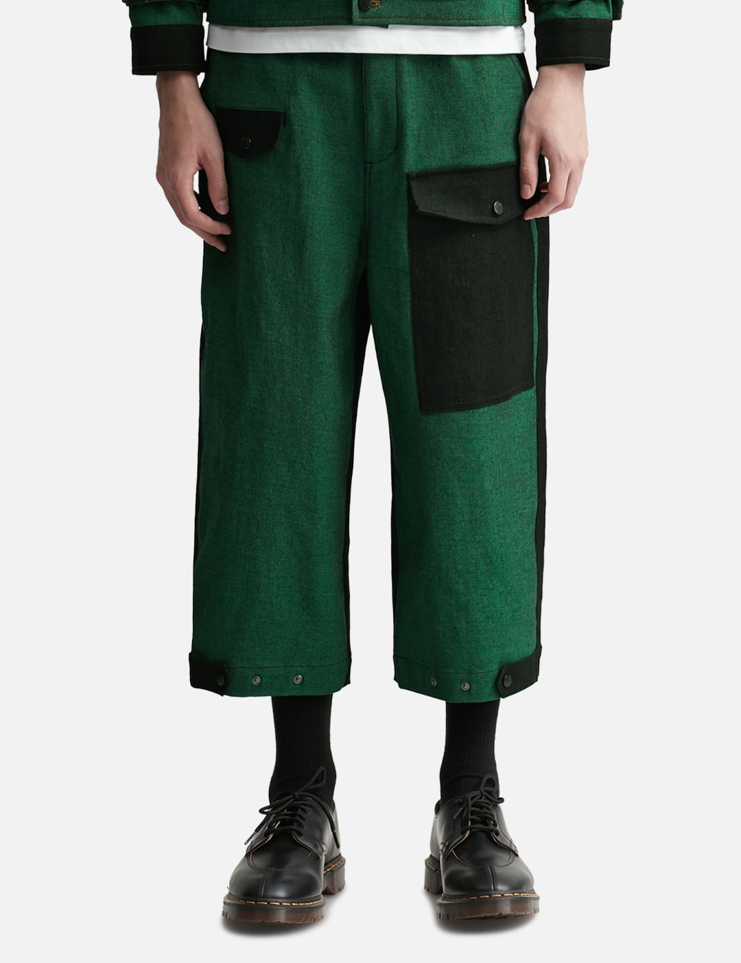 Unisex Two Tone Wide Leg Pants view 15
